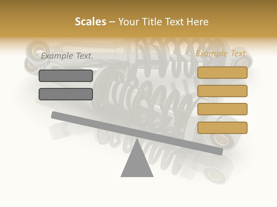 Automobile Part Suspension PowerPoint Template