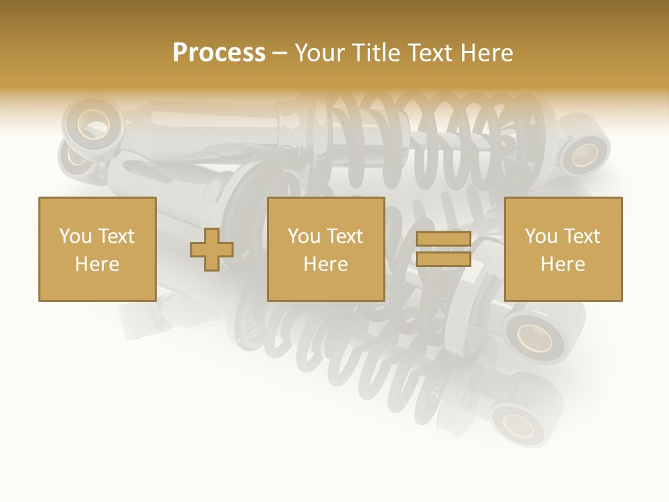 Automobile Part Suspension PowerPoint Template