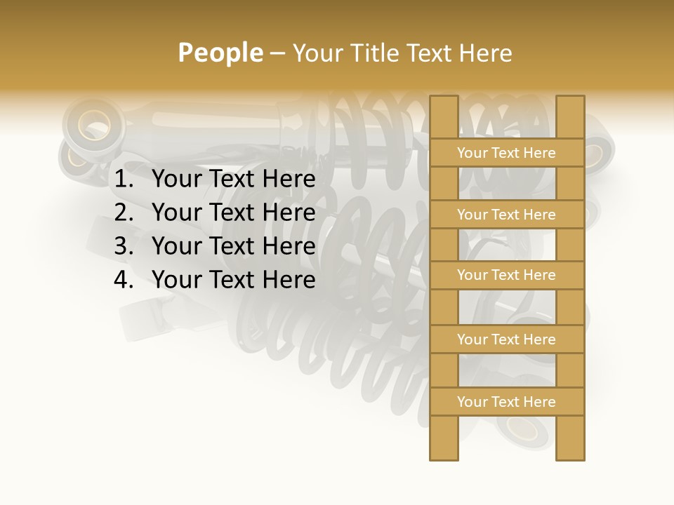 Automobile Part Suspension PowerPoint Template