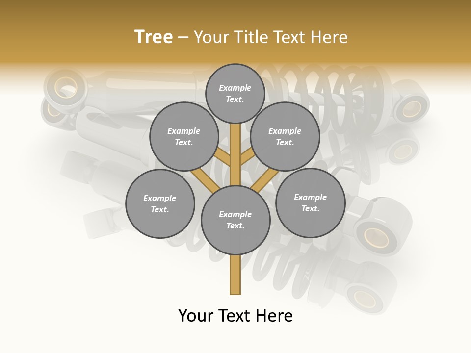 Automobile Part Suspension PowerPoint Template