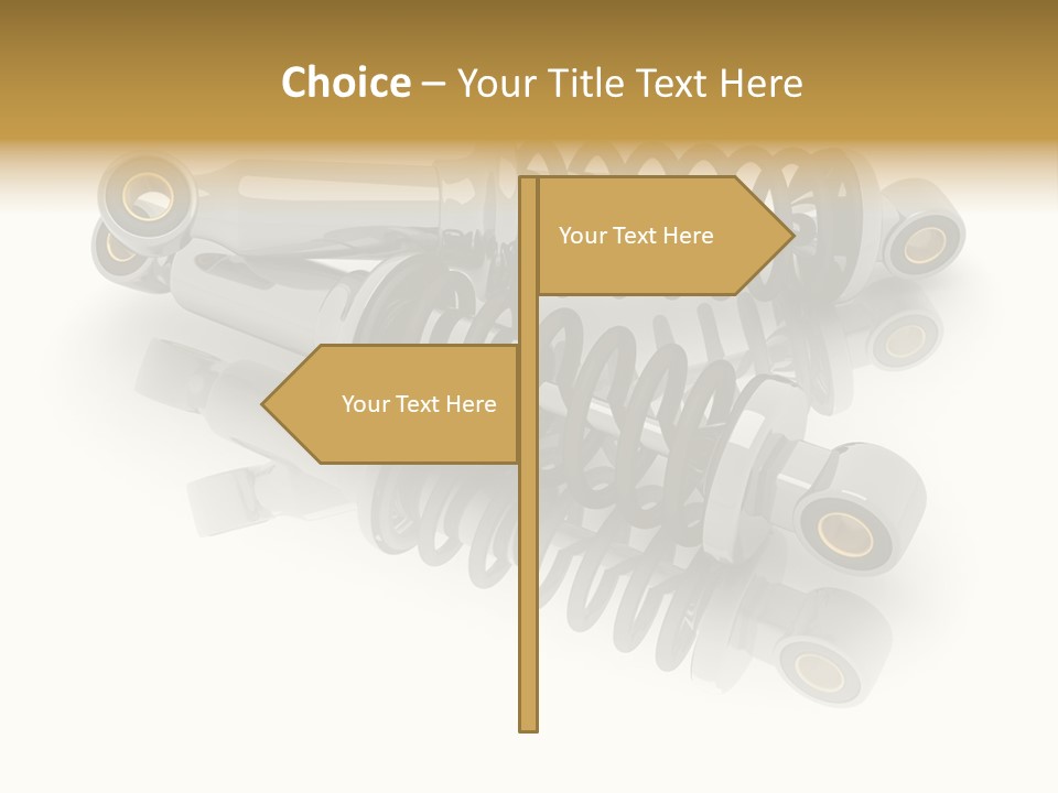 Automobile Part Suspension PowerPoint Template