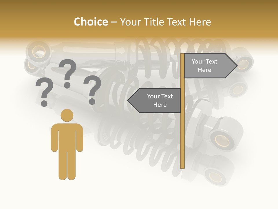 Automobile Part Suspension PowerPoint Template