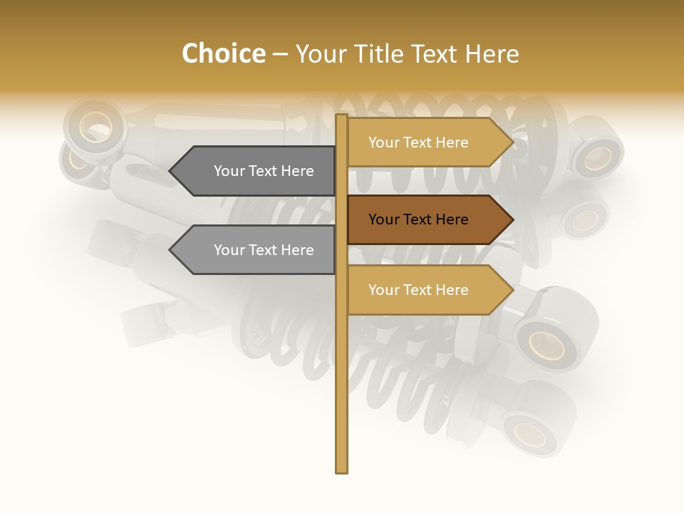 Automobile Part Suspension PowerPoint Template