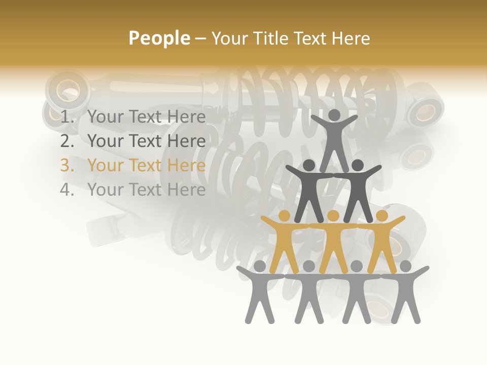 Automobile Part Suspension PowerPoint Template
