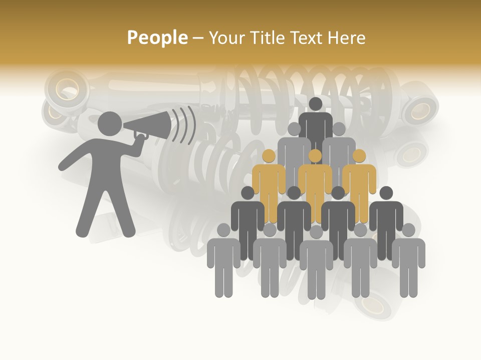 Automobile Part Suspension PowerPoint Template