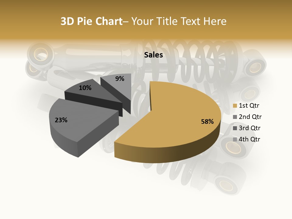 Automobile Part Suspension PowerPoint Template