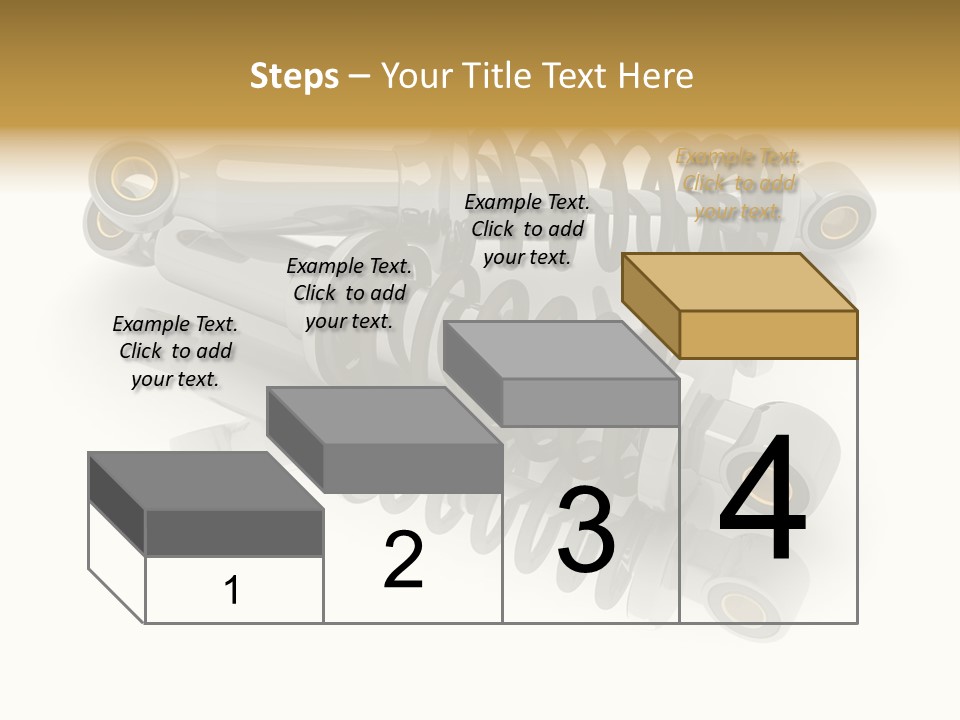 Automobile Part Suspension PowerPoint Template