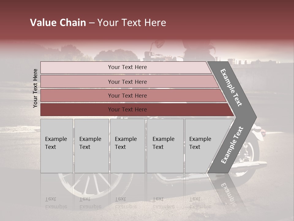 Caucasian Freedom Brown PowerPoint Template