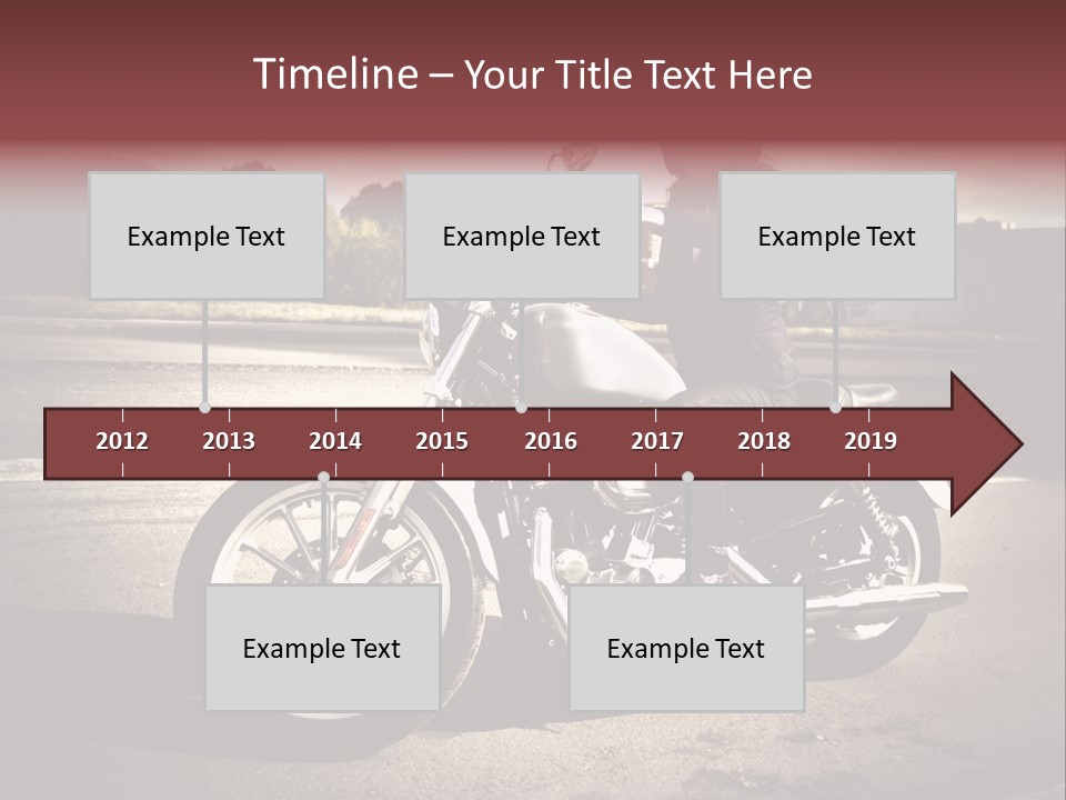 Caucasian Freedom Brown PowerPoint Template