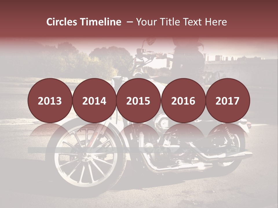 Caucasian Freedom Brown PowerPoint Template