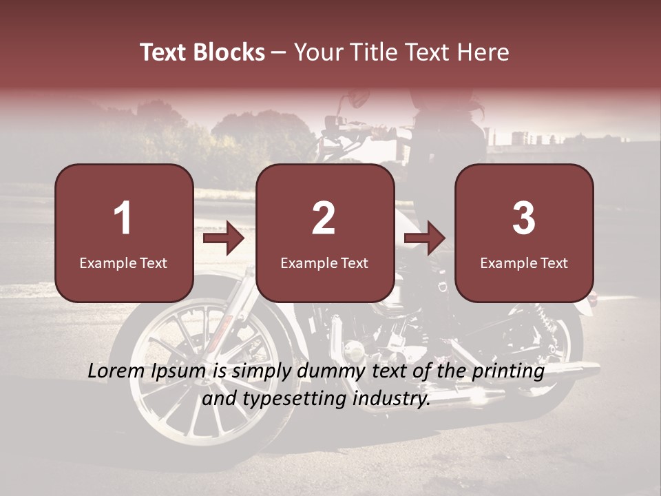 Caucasian Freedom Brown PowerPoint Template