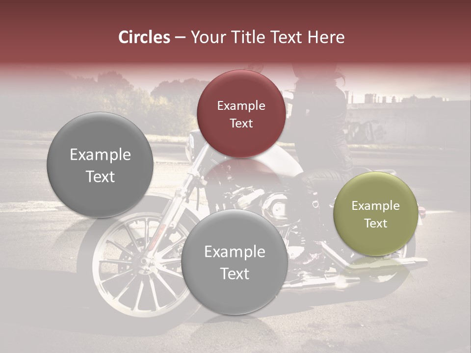 Caucasian Freedom Brown PowerPoint Template