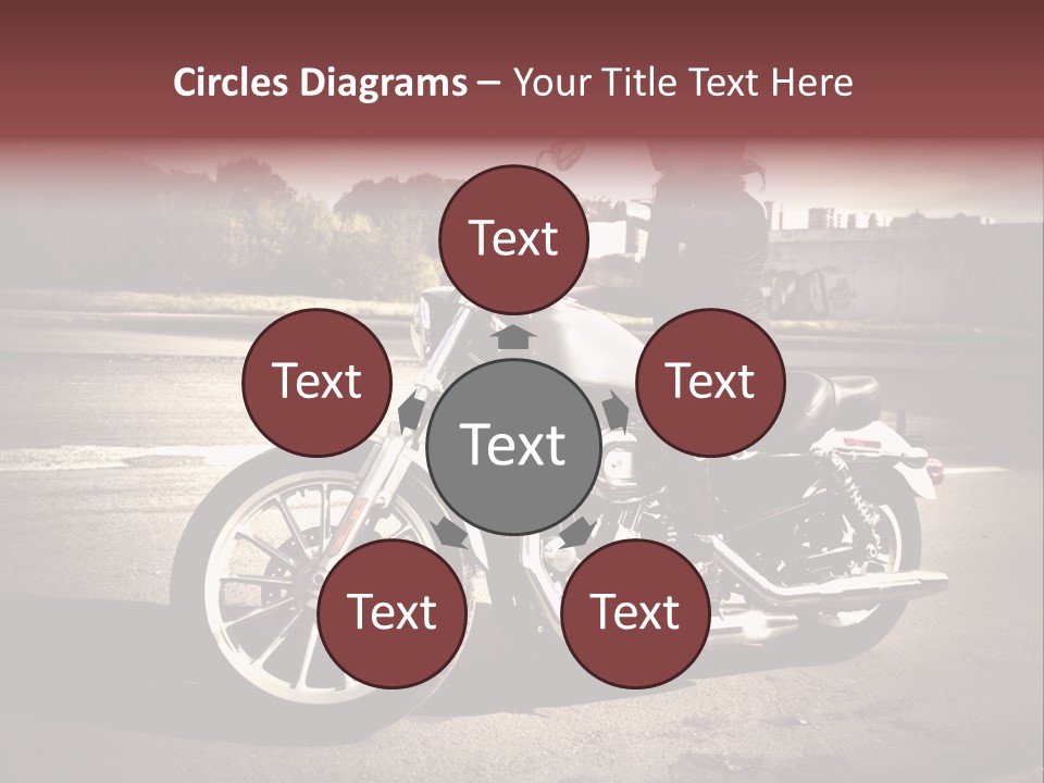 Caucasian Freedom Brown PowerPoint Template