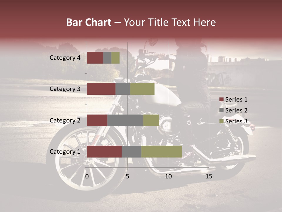 Caucasian Freedom Brown PowerPoint Template