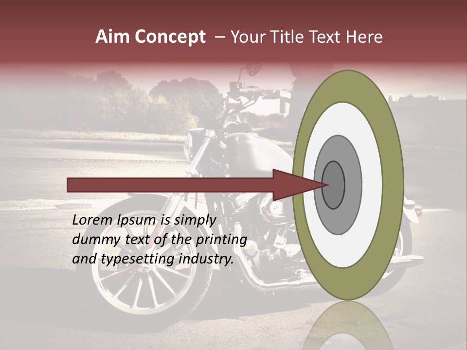 Caucasian Freedom Brown PowerPoint Template