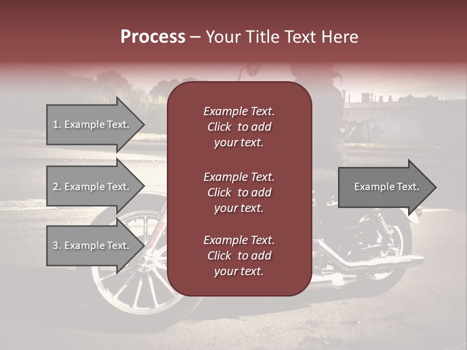 Caucasian Freedom Brown PowerPoint Template