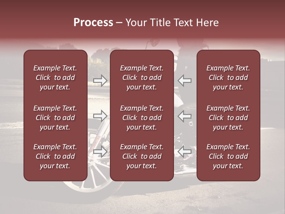 Caucasian Freedom Brown PowerPoint Template