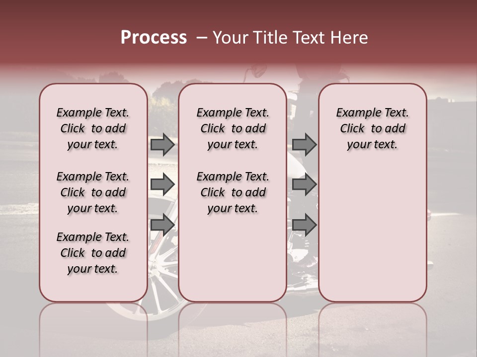 Caucasian Freedom Brown PowerPoint Template