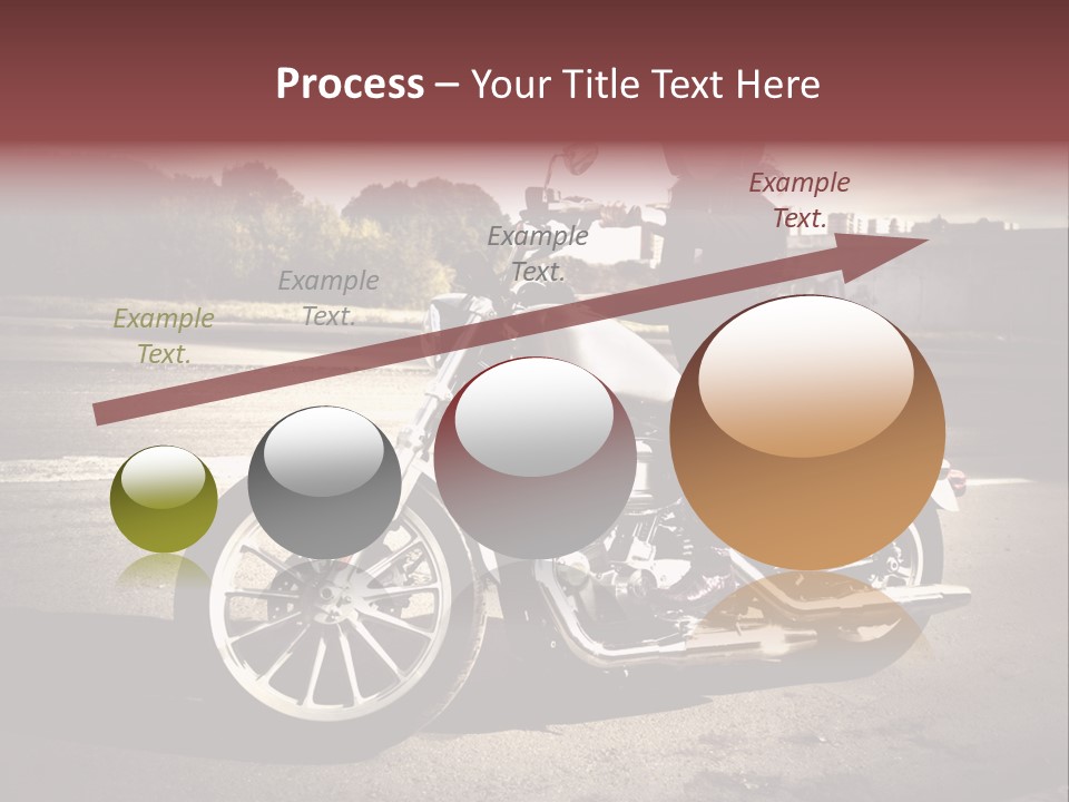 Caucasian Freedom Brown PowerPoint Template