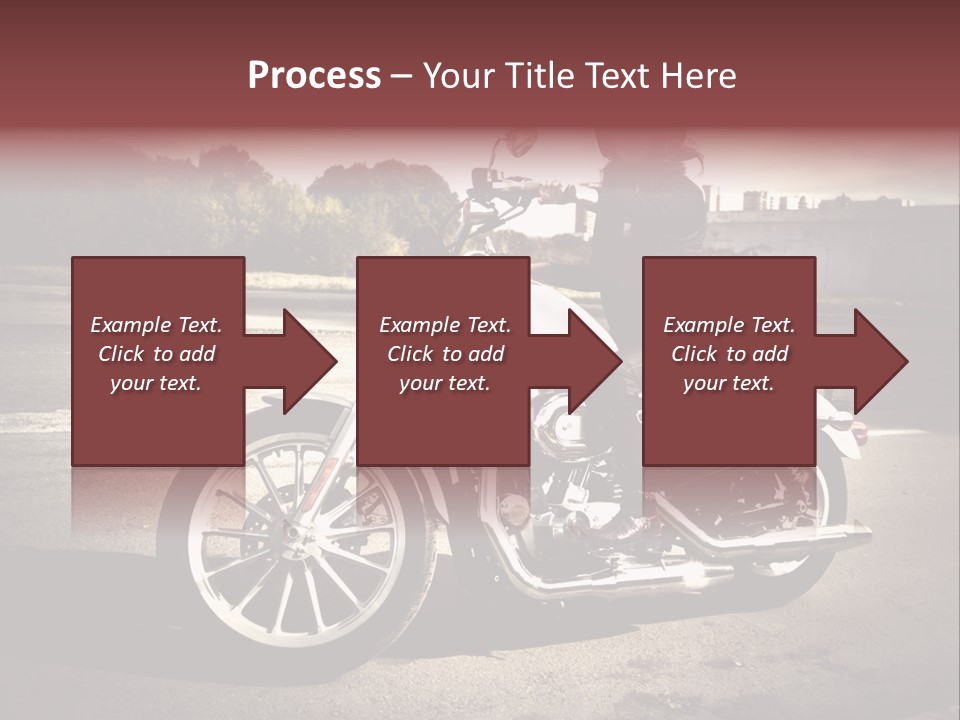 Caucasian Freedom Brown PowerPoint Template