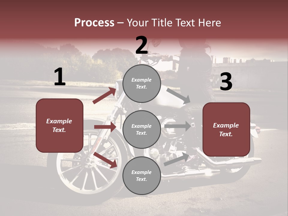 Caucasian Freedom Brown PowerPoint Template