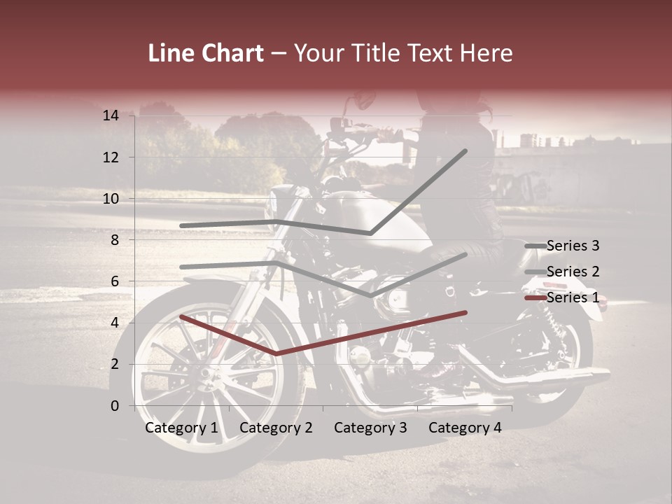 Caucasian Freedom Brown PowerPoint Template