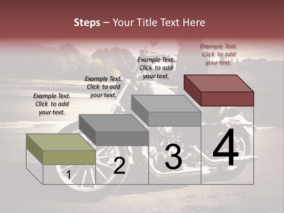 Caucasian Freedom Brown PowerPoint Template