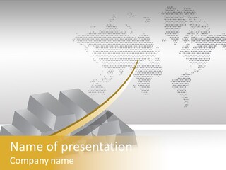 Stock Bar Object PowerPoint Template