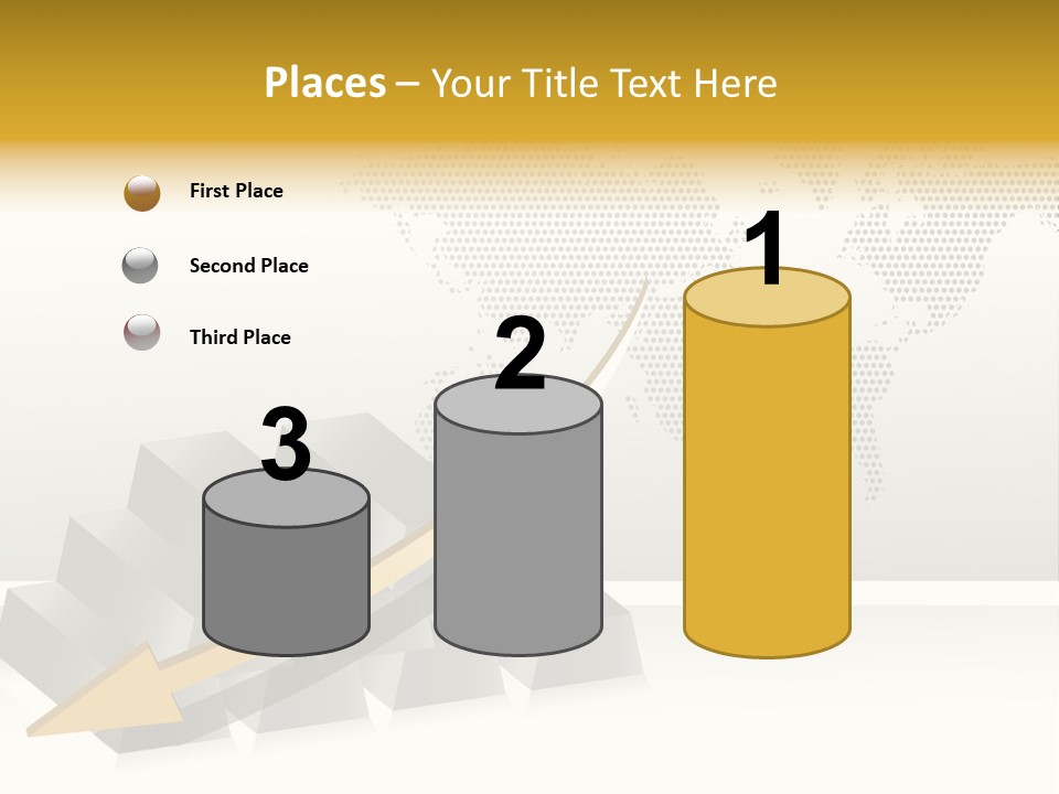 Stock Bar Object PowerPoint Template