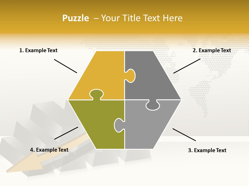 Stock Bar Object PowerPoint Template