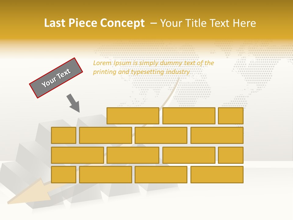Stock Bar Object PowerPoint Template