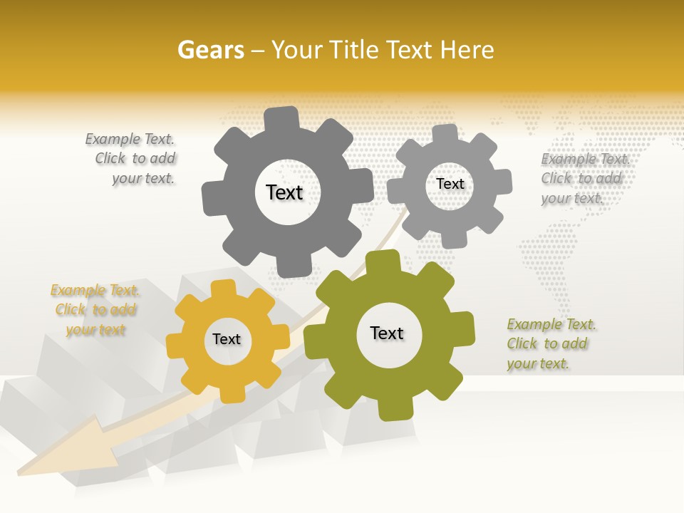 Stock Bar Object PowerPoint Template