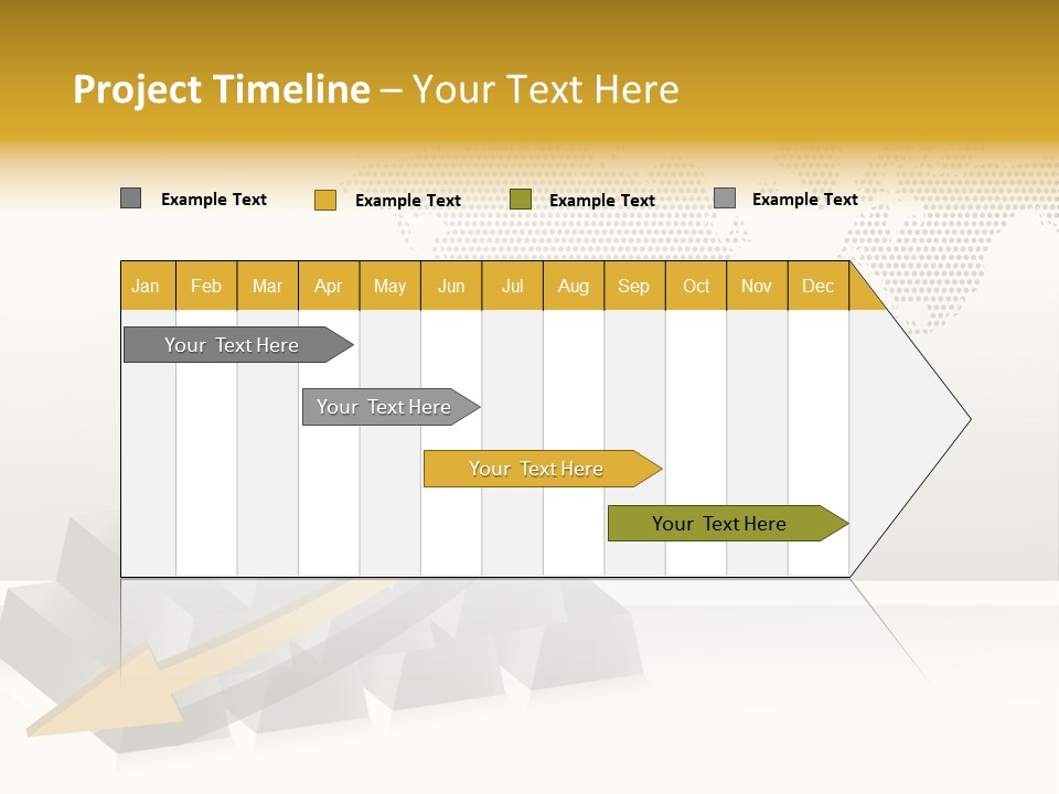 Stock Bar Object PowerPoint Template