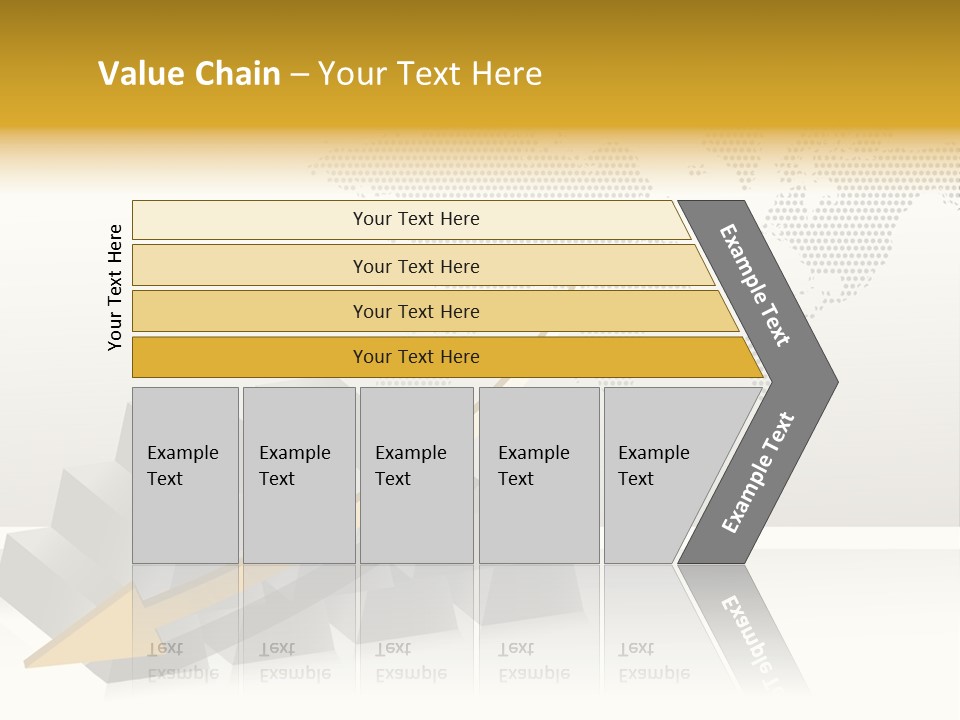 Stock Bar Object PowerPoint Template