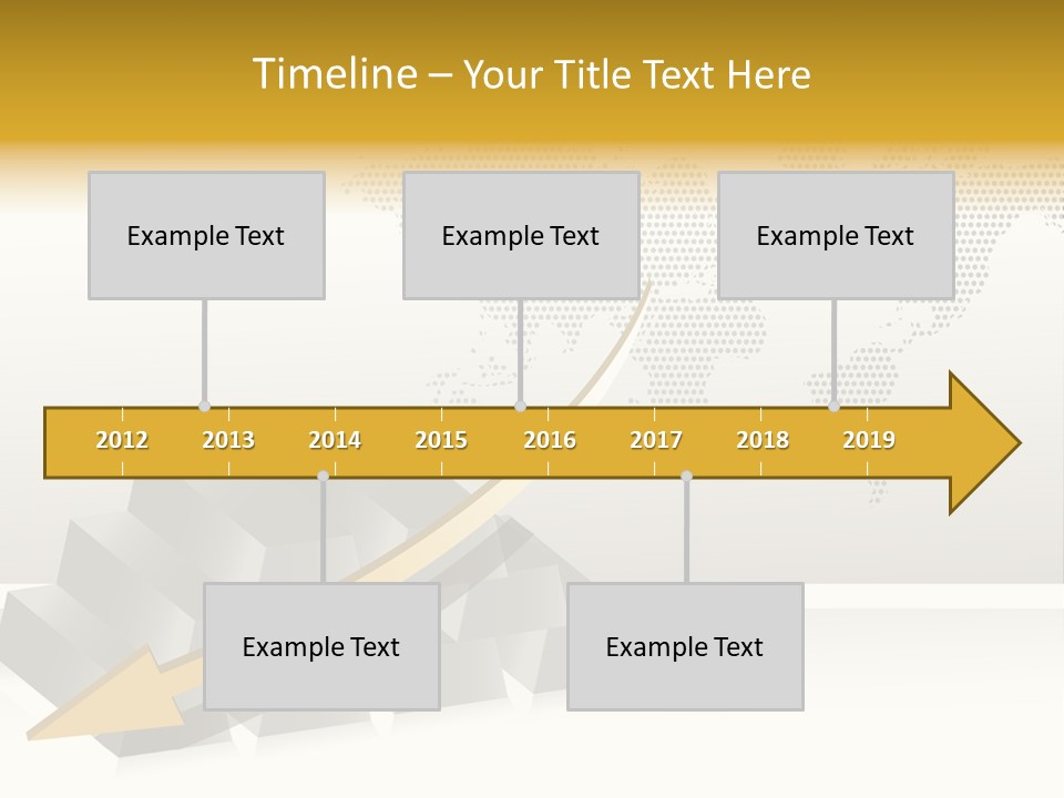Stock Bar Object PowerPoint Template