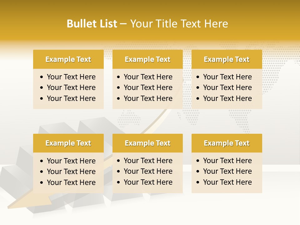 Stock Bar Object PowerPoint Template
