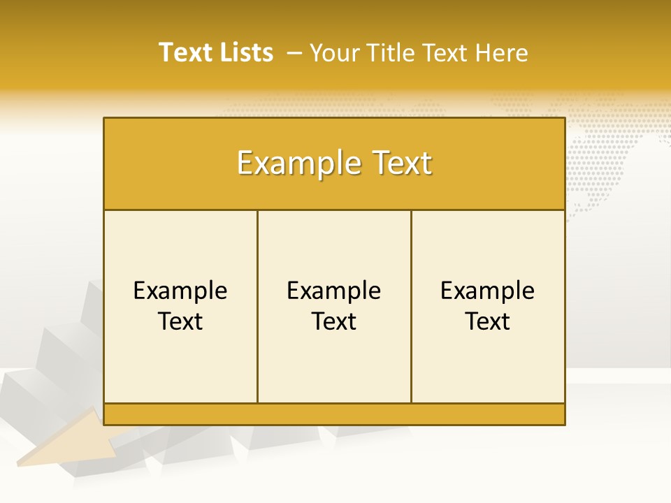 Stock Bar Object PowerPoint Template