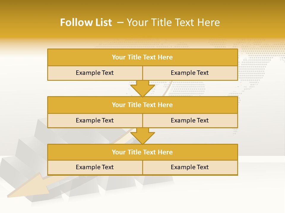 Stock Bar Object PowerPoint Template