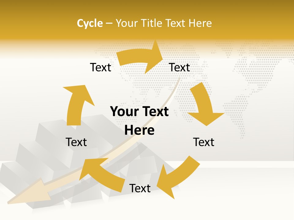 Stock Bar Object PowerPoint Template
