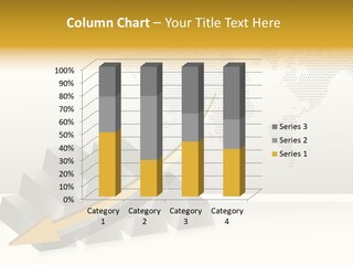 Stock Bar Object PowerPoint Template