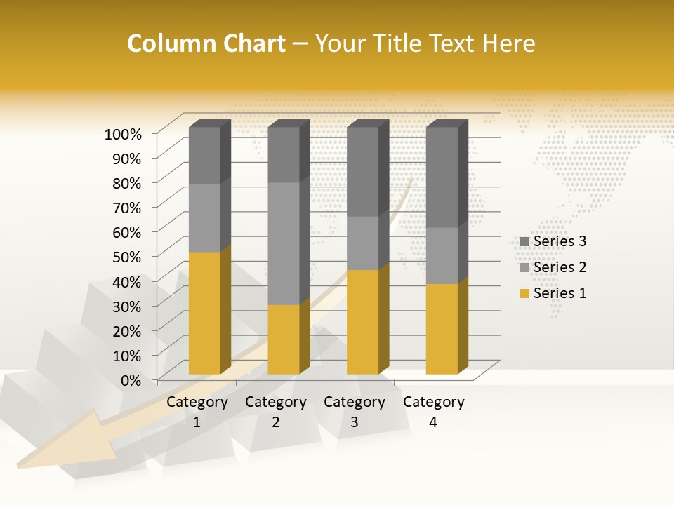 Stock Bar Object PowerPoint Template