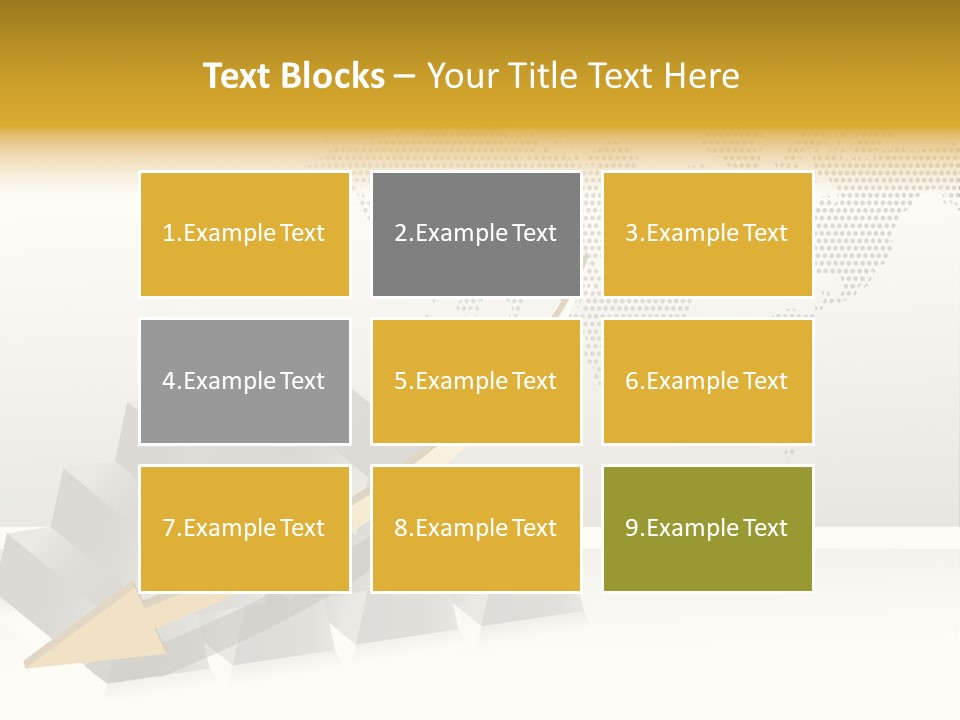 Stock Bar Object PowerPoint Template