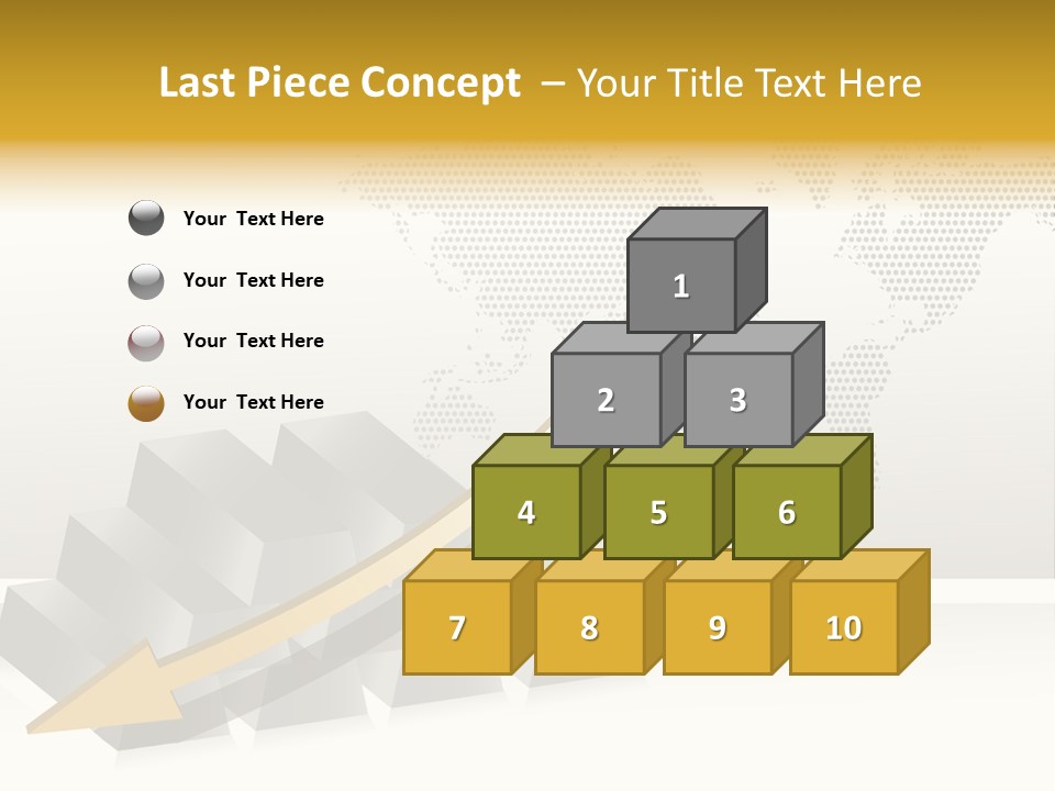Stock Bar Object PowerPoint Template