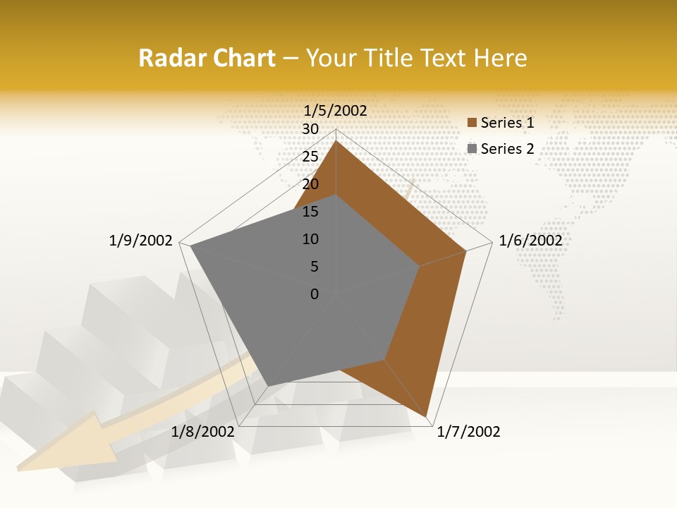 Stock Bar Object PowerPoint Template