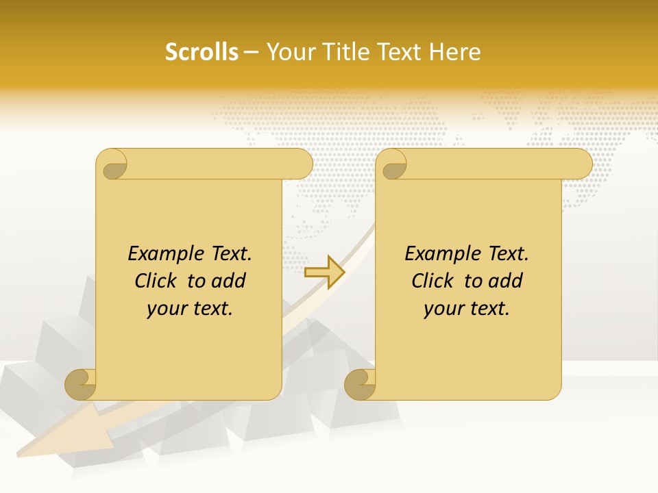 Stock Bar Object PowerPoint Template
