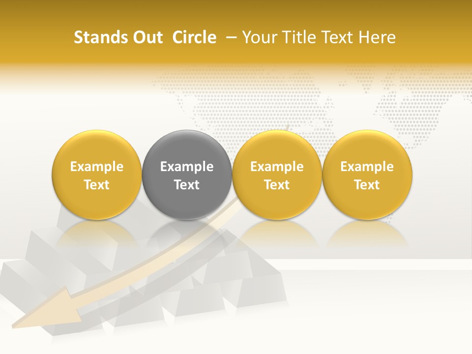 Stock Bar Object PowerPoint Template