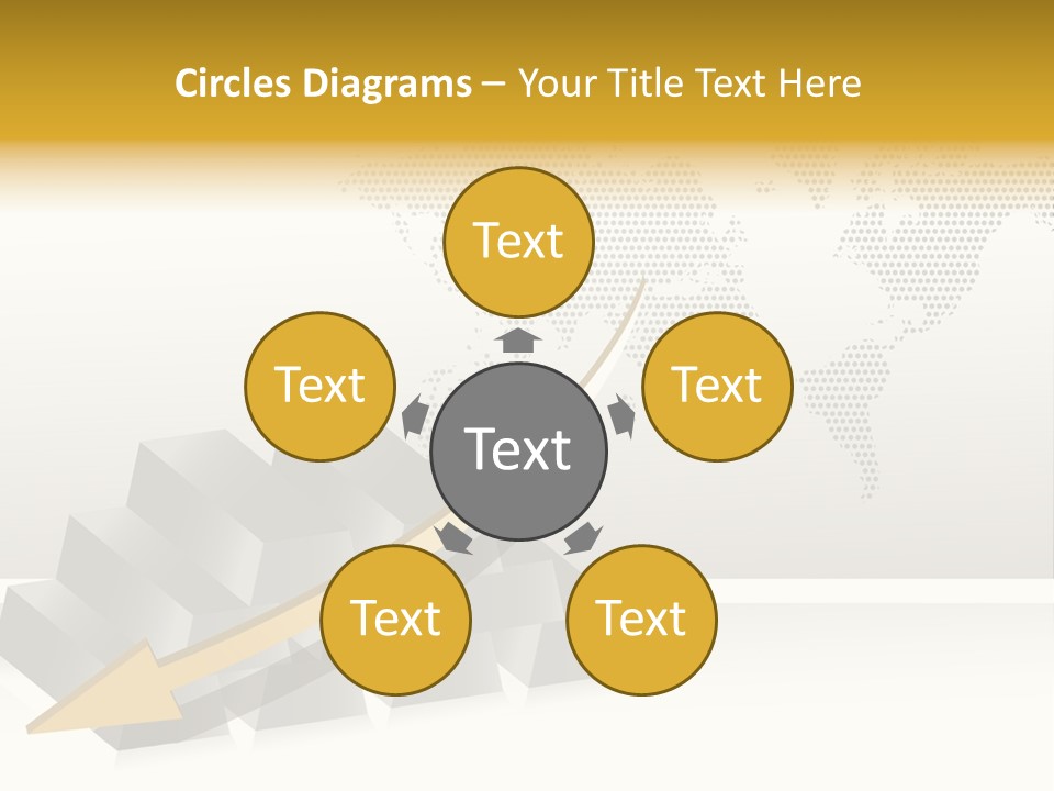 Stock Bar Object PowerPoint Template