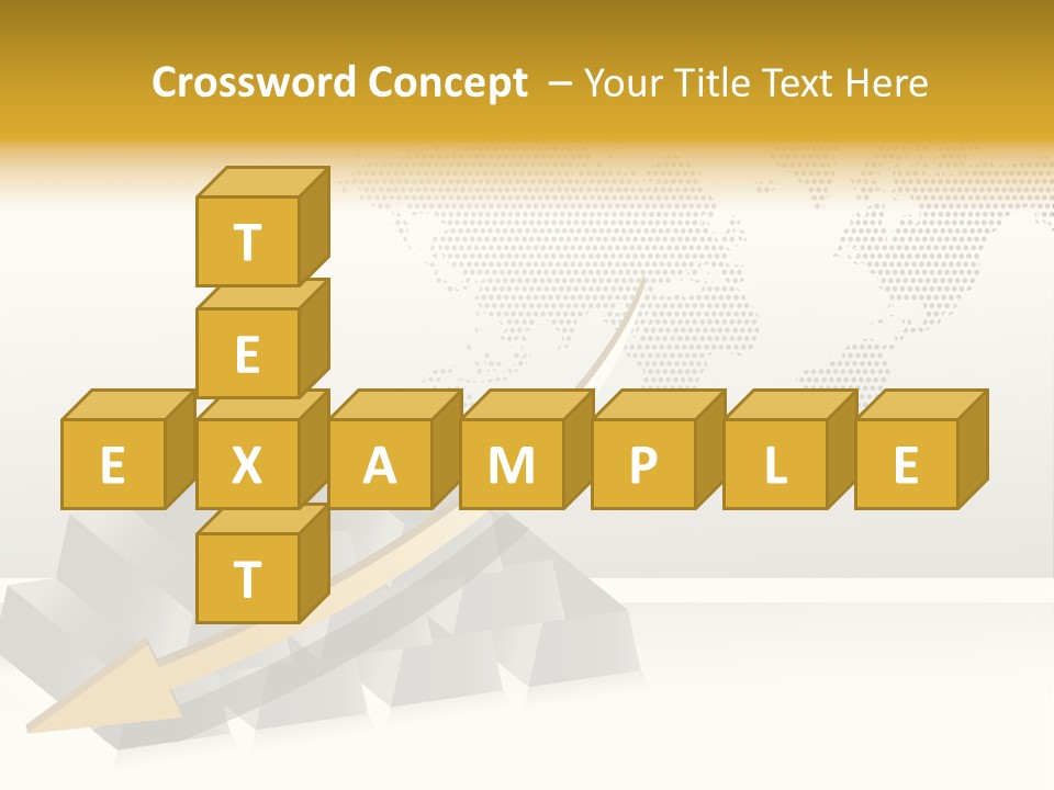 Stock Bar Object PowerPoint Template