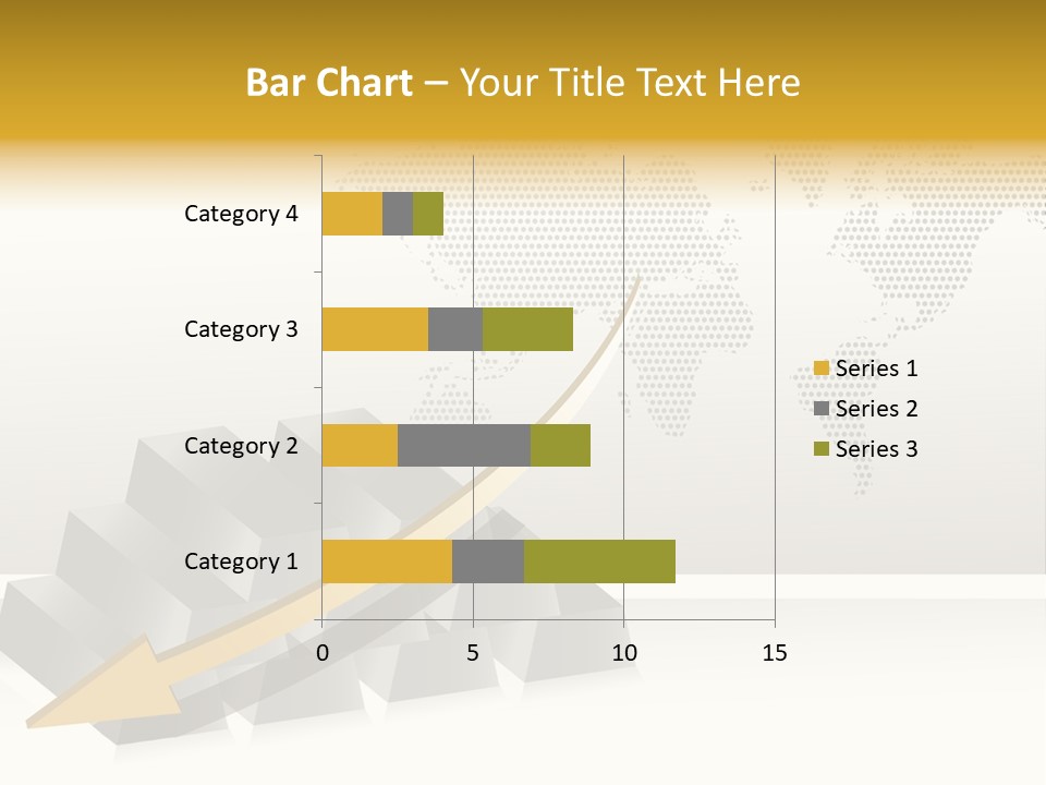Stock Bar Object PowerPoint Template