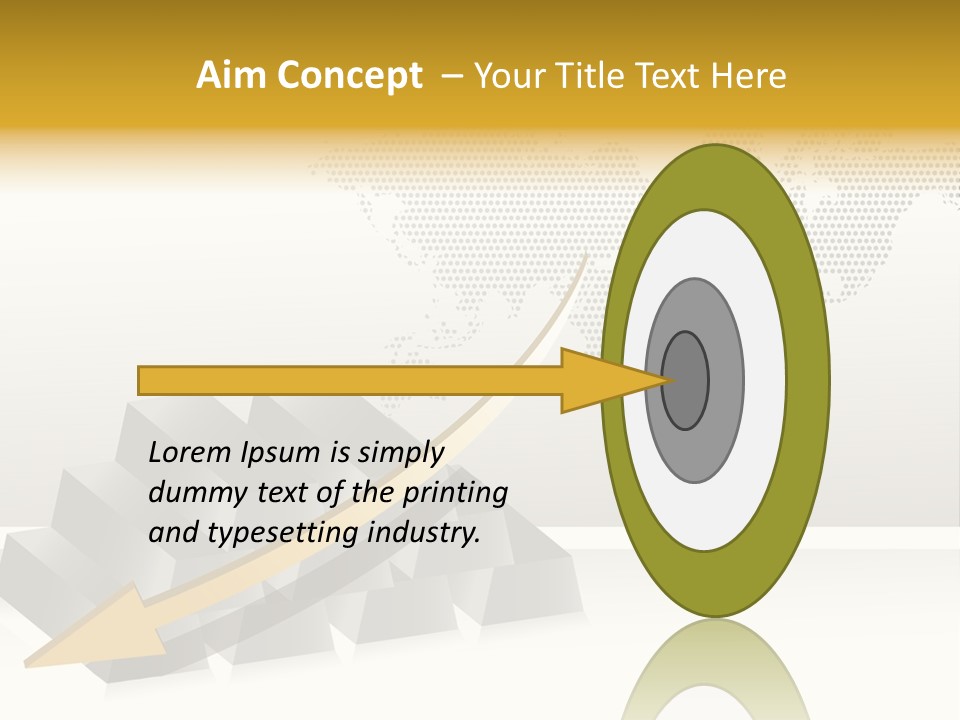 Stock Bar Object PowerPoint Template